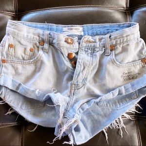 One Teaspoon Denim Shorts